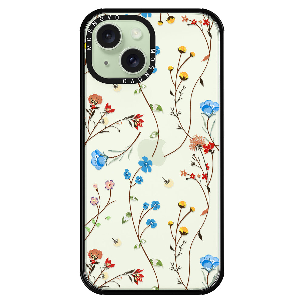 Wildflowers Phone Case - iPhone 15 Plus Case - MOSNOVO