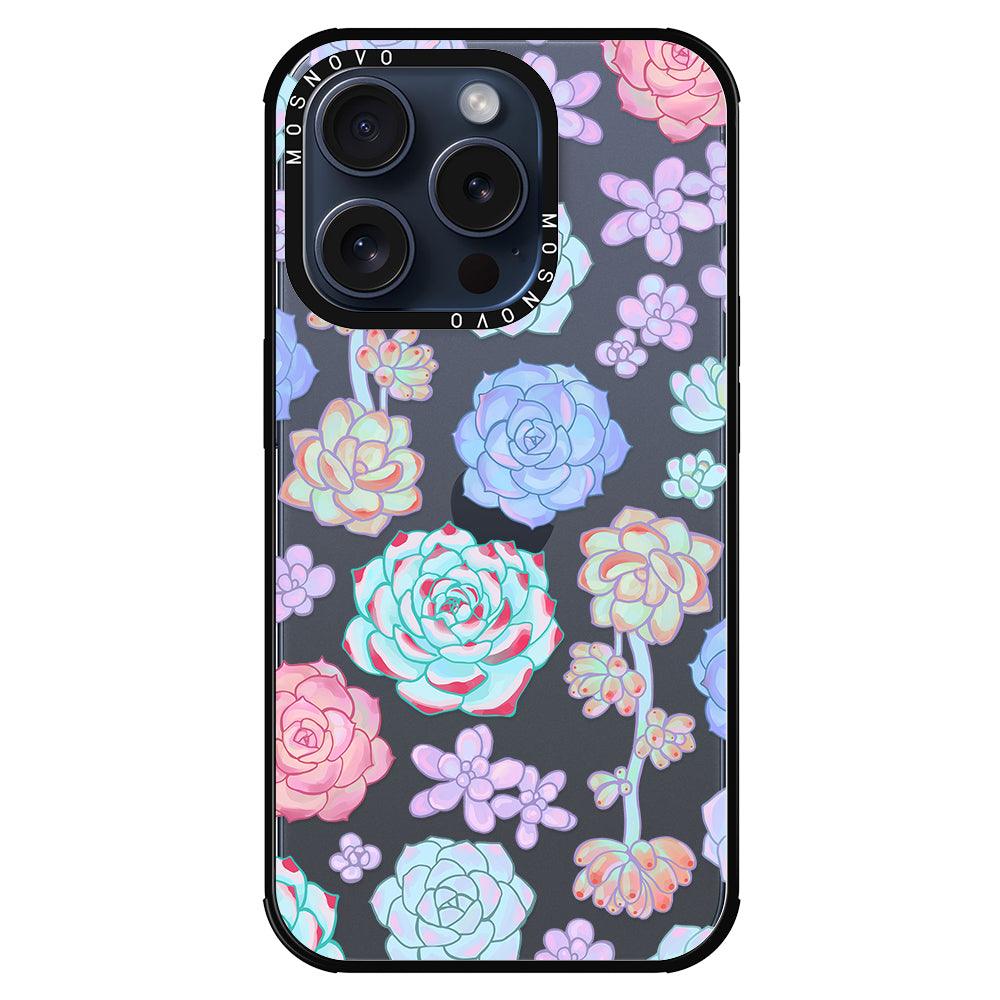 Succulents Phone Case - iPhone 15 Pro Case - MOSNOVO