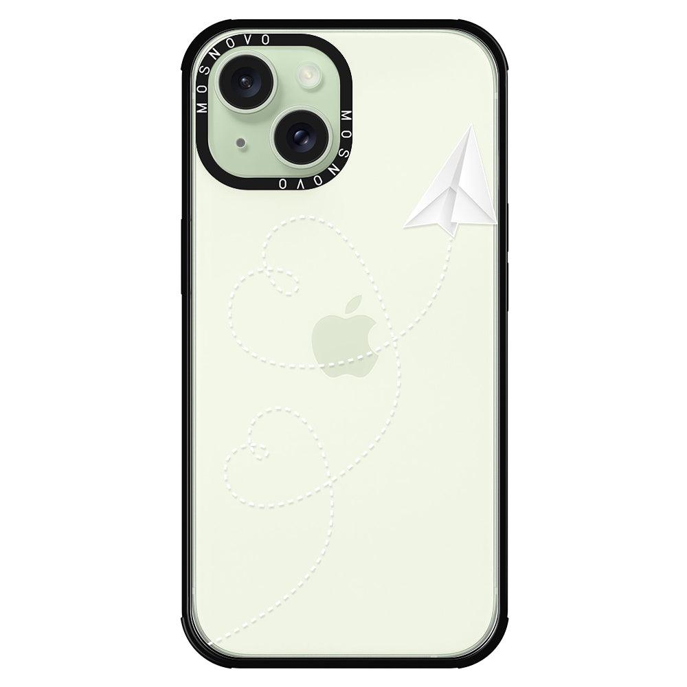 Little Cute Plane Phone Case - iPhone 15 Case - MOSNOVO