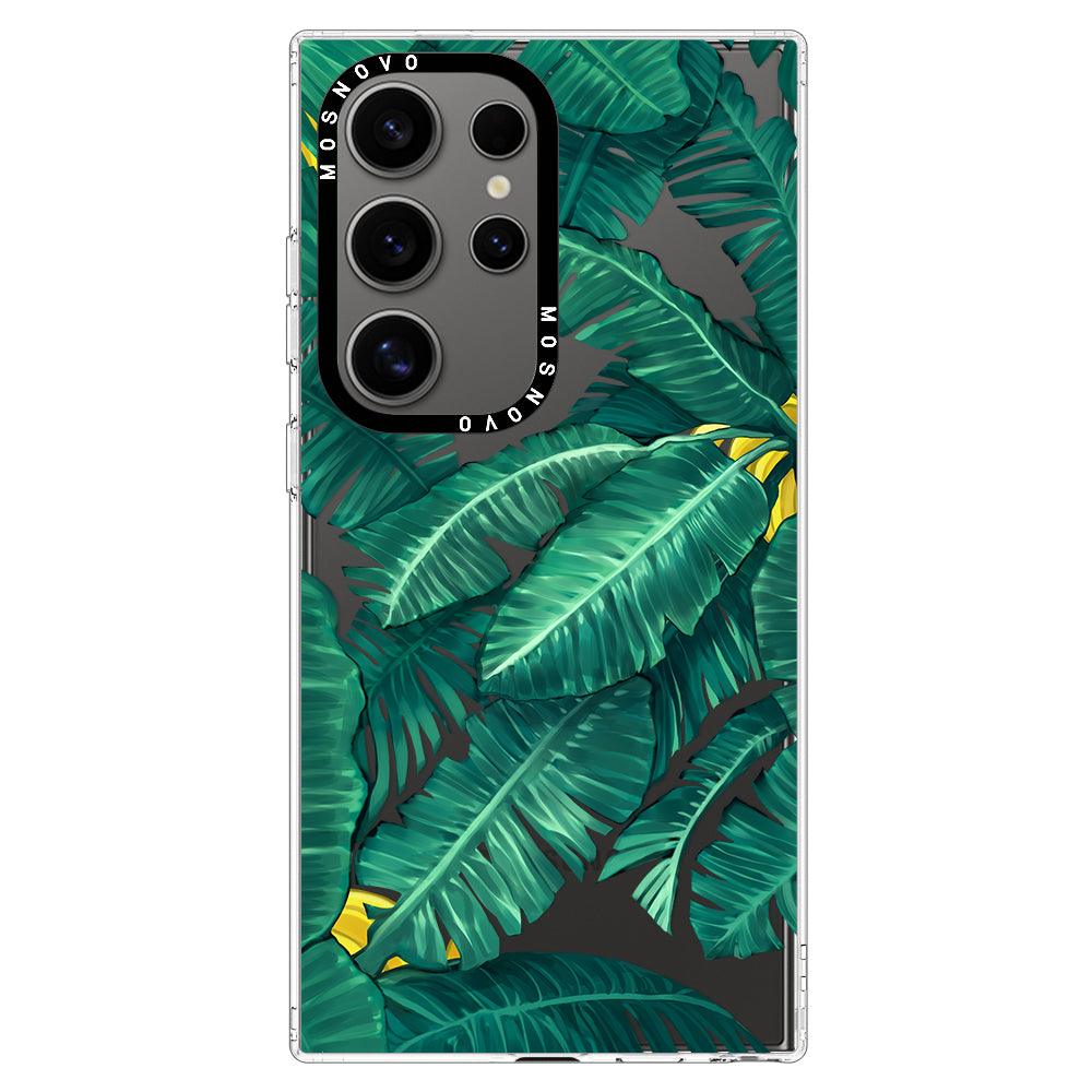 Banana Leaf Phone Case - Samsung Galaxy S24 Ultra Case - MOSNOVO