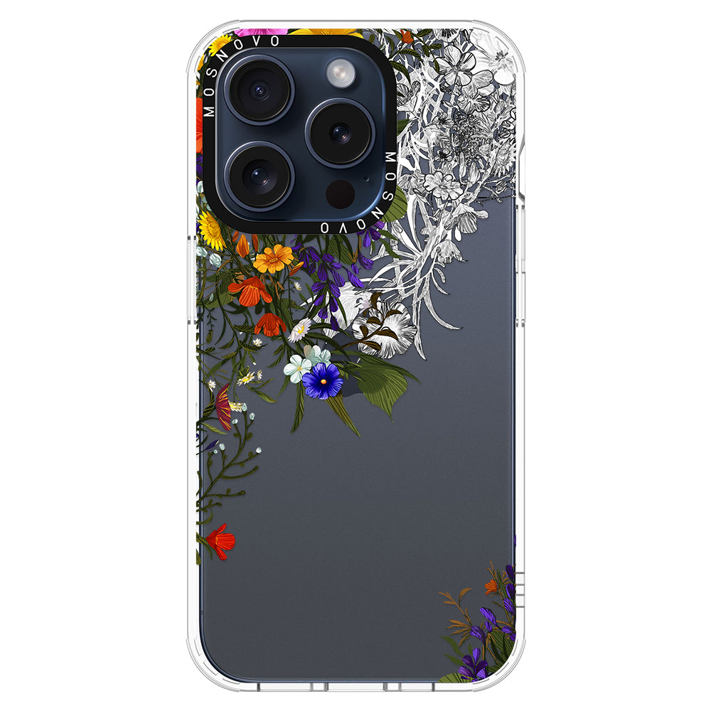 Beautiful Bloom Phone Case - iPhone 15 Pro Case - MOSNOVO