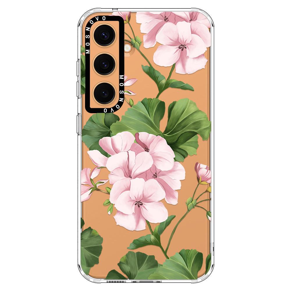 Geranium Phone Case - Samsung Galaxy S24 Plus Case - MOSNOVO