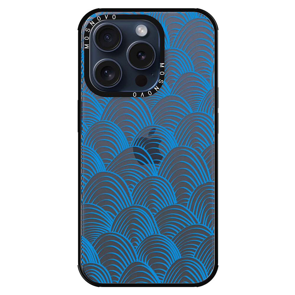 Wavy Wave Phone Case - iPhone 15 Pro Case - MOSNOVO