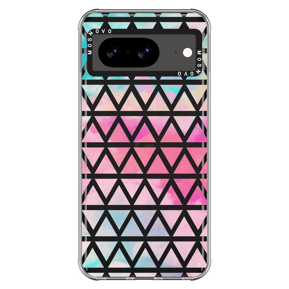 Gradient Triangles Phone Case - Google Pixel 8 Case - MOSNOVO