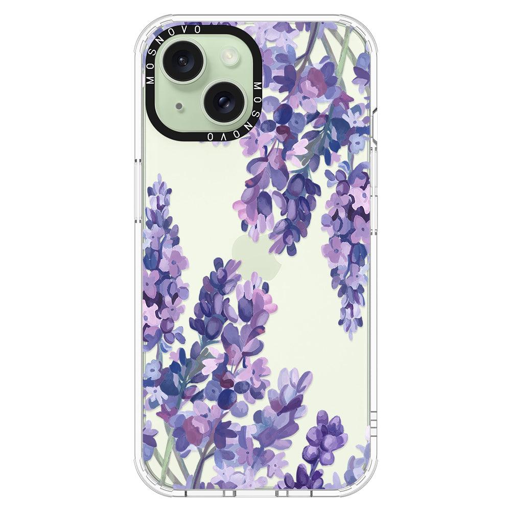 Lavender Phone Case - iPhone 15 Plus Case - MOSNOVO