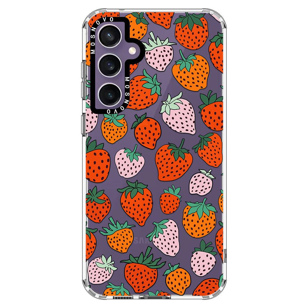 Cute Strawberry Phone Case - Samsung Galaxy S23 FE Case