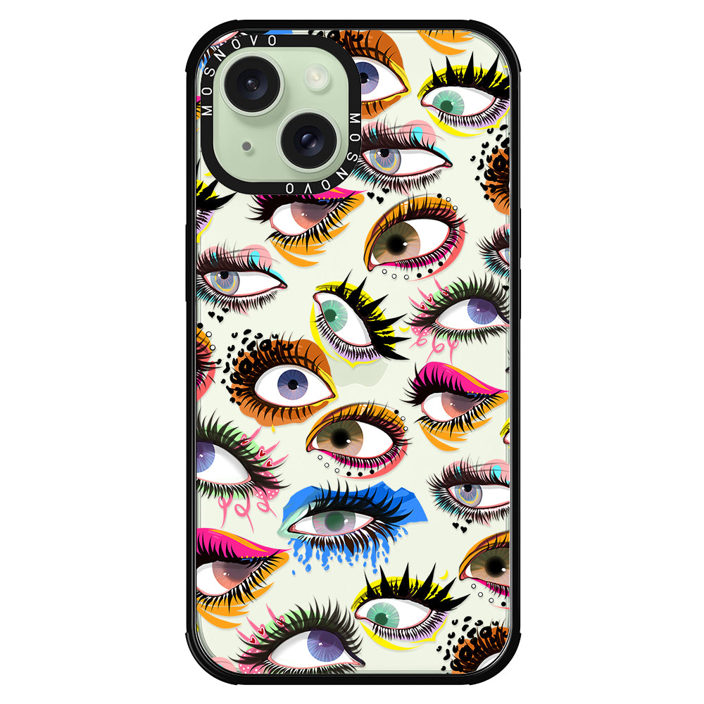 Eyes Phone Case - iPhone 15 Plus Case - MOSNOVO