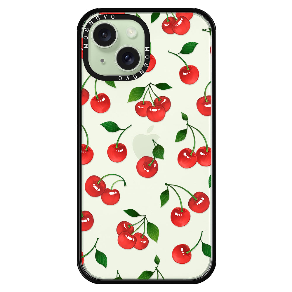 Poppy Cherry Phone Case - iPhone 15 Plus Case - MOSNOVO