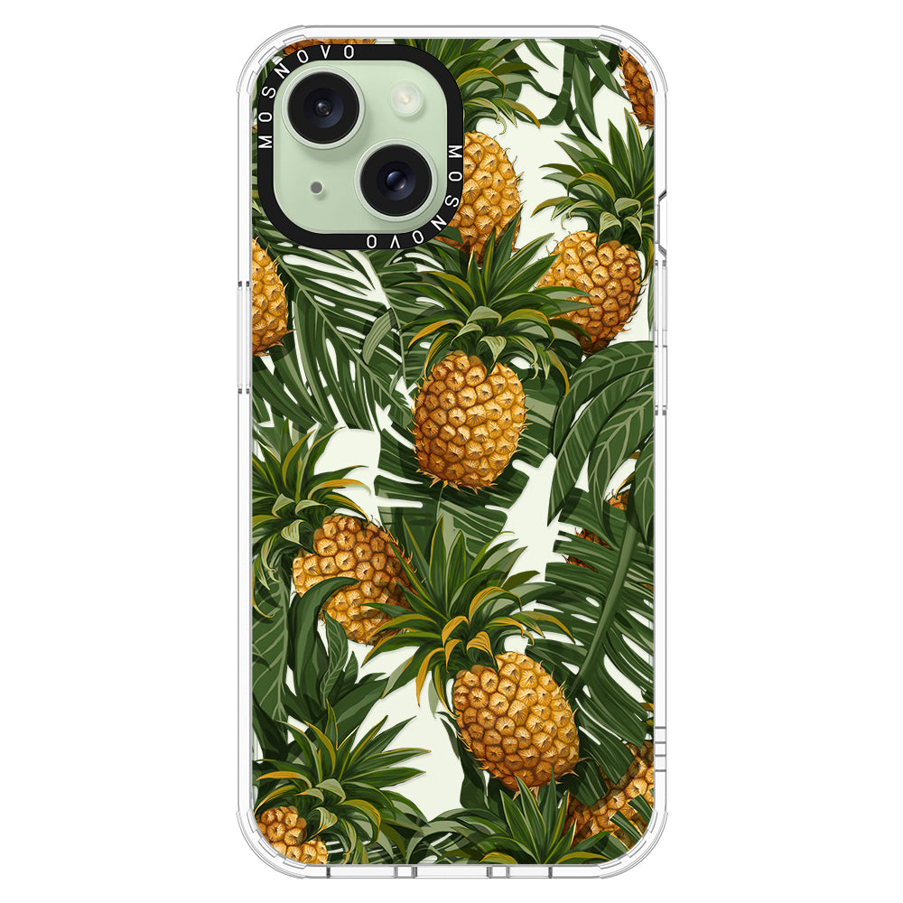 Pineapple Botany Phone Case - iPhone 15 Plus Case - MOSNOVO