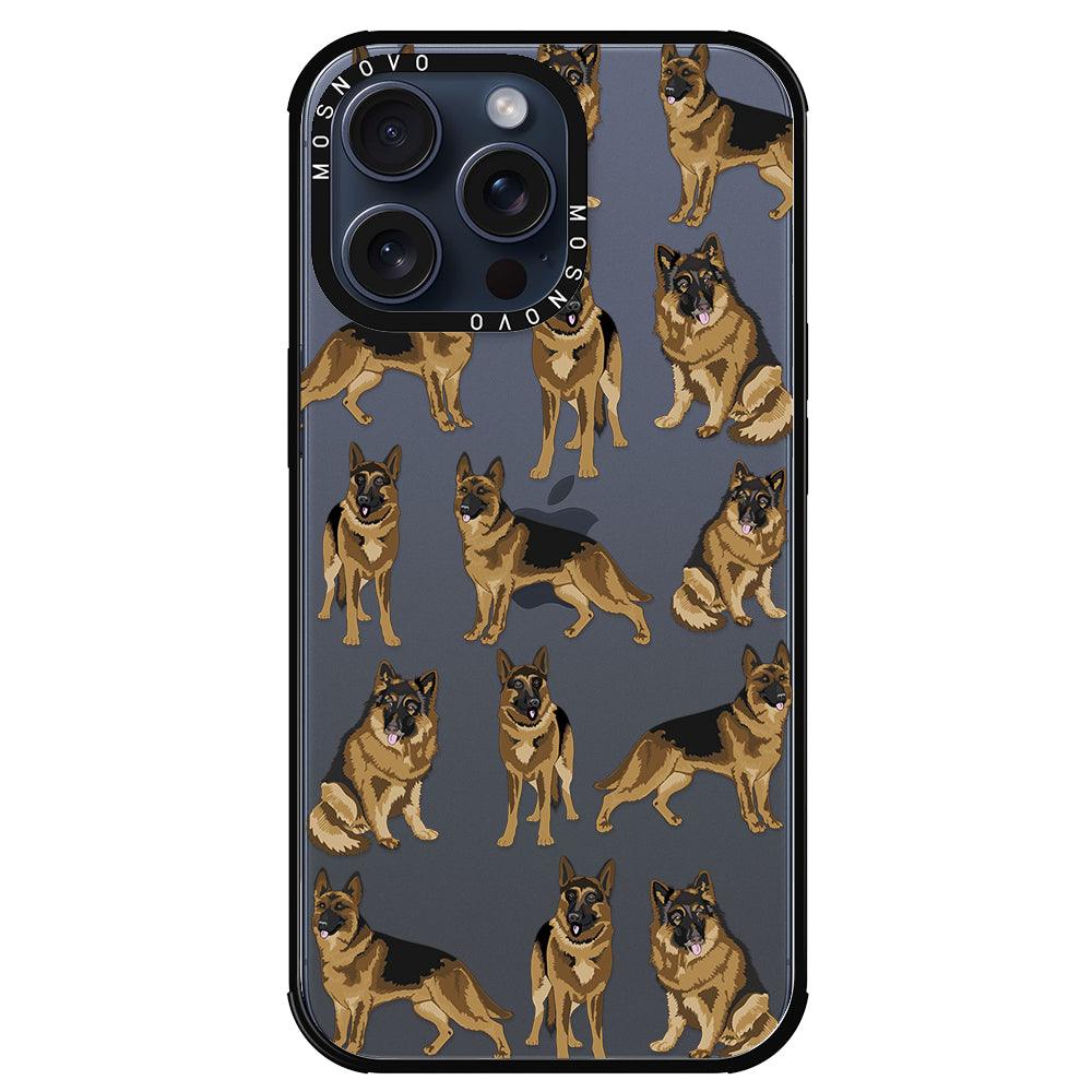 Shepherd Dog Phone Case - iPhone 15 Pro Max Case - MOSNOVO