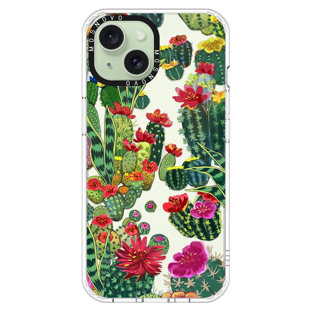 Cactus Garden Phone Case - iPhone 15 Case - MOSNOVO