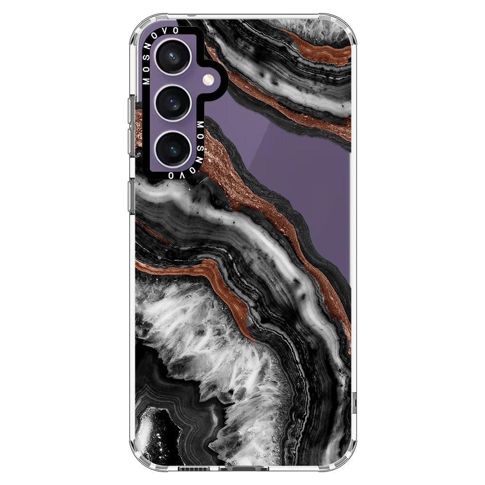 Black Agate Phone Case - Samsung Galaxy S23 FE Case