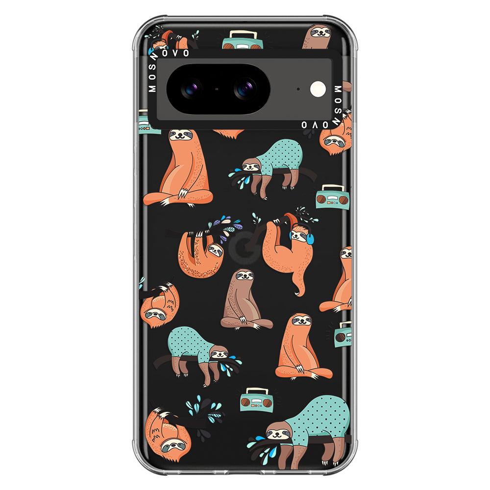 Musical Sloth Phone Case - Google Pixel 8 Case - MOSNOVO