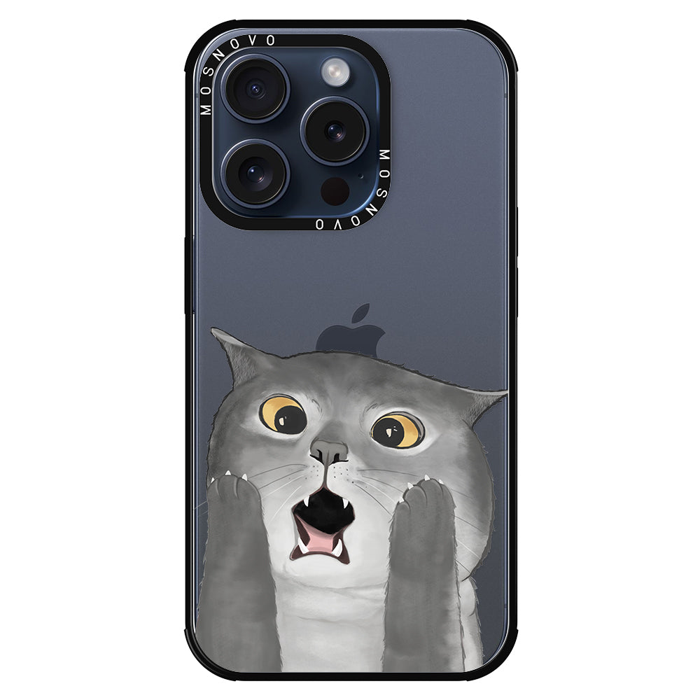 OMG Cat Phone Case - iPhone 15 Pro Case - MOSNOVO