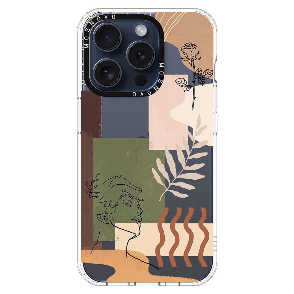 Modern Art Phone Case - iPhone 15 Pro Case - MOSNOVO