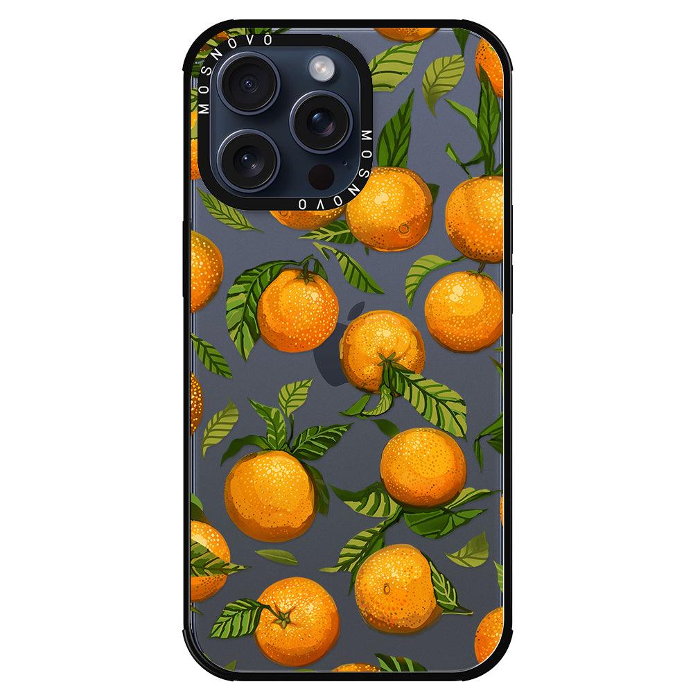 Tangerine Phone Case - iPhone 15 Pro Max Case - MOSNOVO