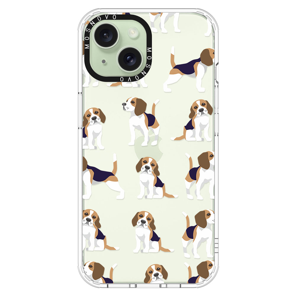 Cute Beagles Phone Case - iPhone 15 Case - MOSNOVO