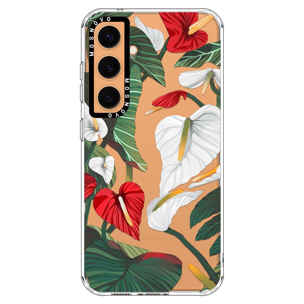 Anthurium Phone Case - Samsung Galaxy S24 Plus Case - MOSNOVO