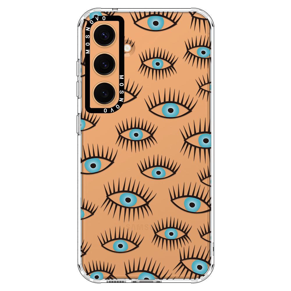 Evil Eye Phone Case - Samsung Galaxy S24 Plus Case - MOSNOVO