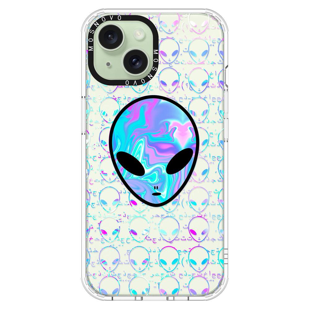 Space Alien Phone Case - iPhone 15 Plus Case - MOSNOVO