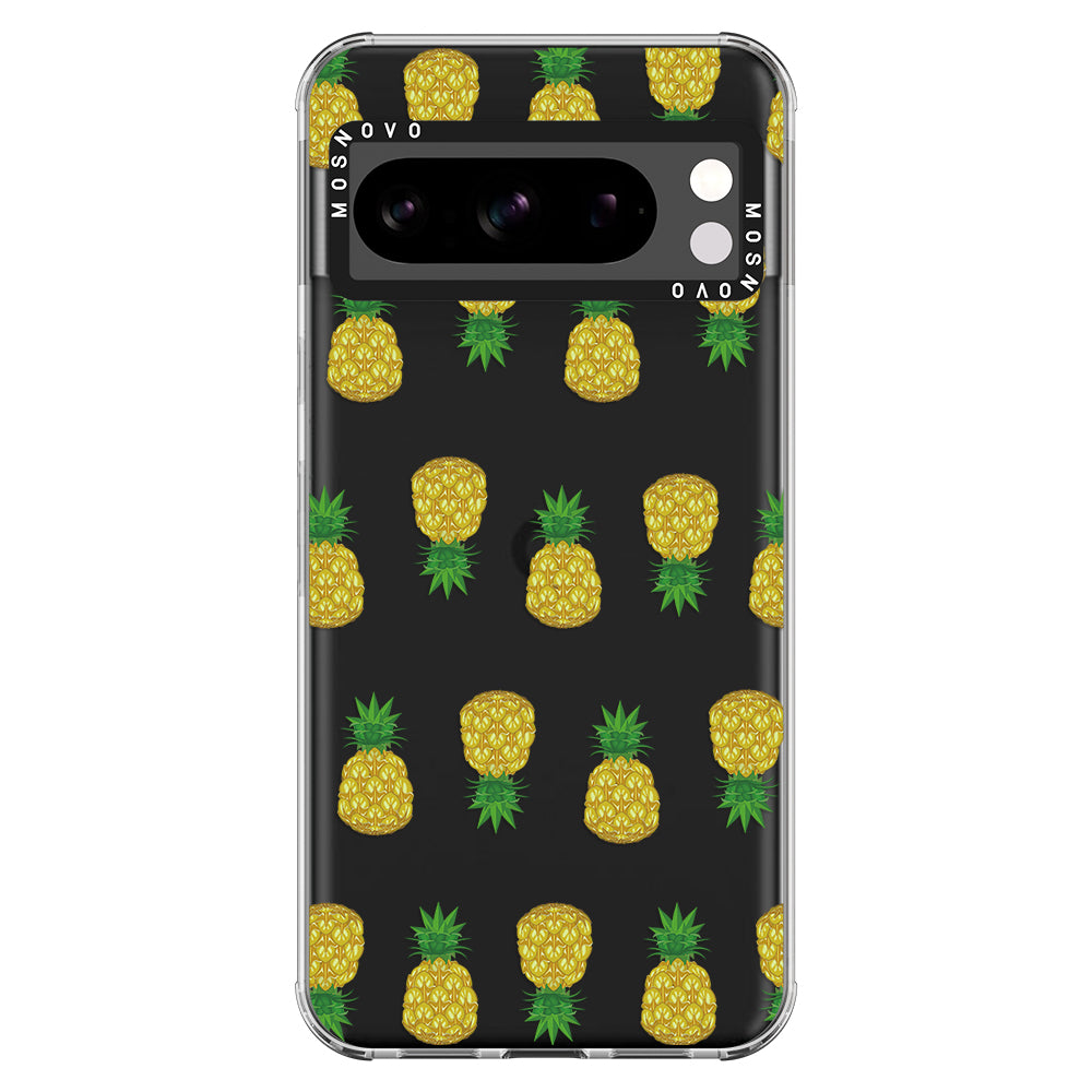 Cute Hawaiian Pineapple Phone Case - Google Pixel 8 Pro Case