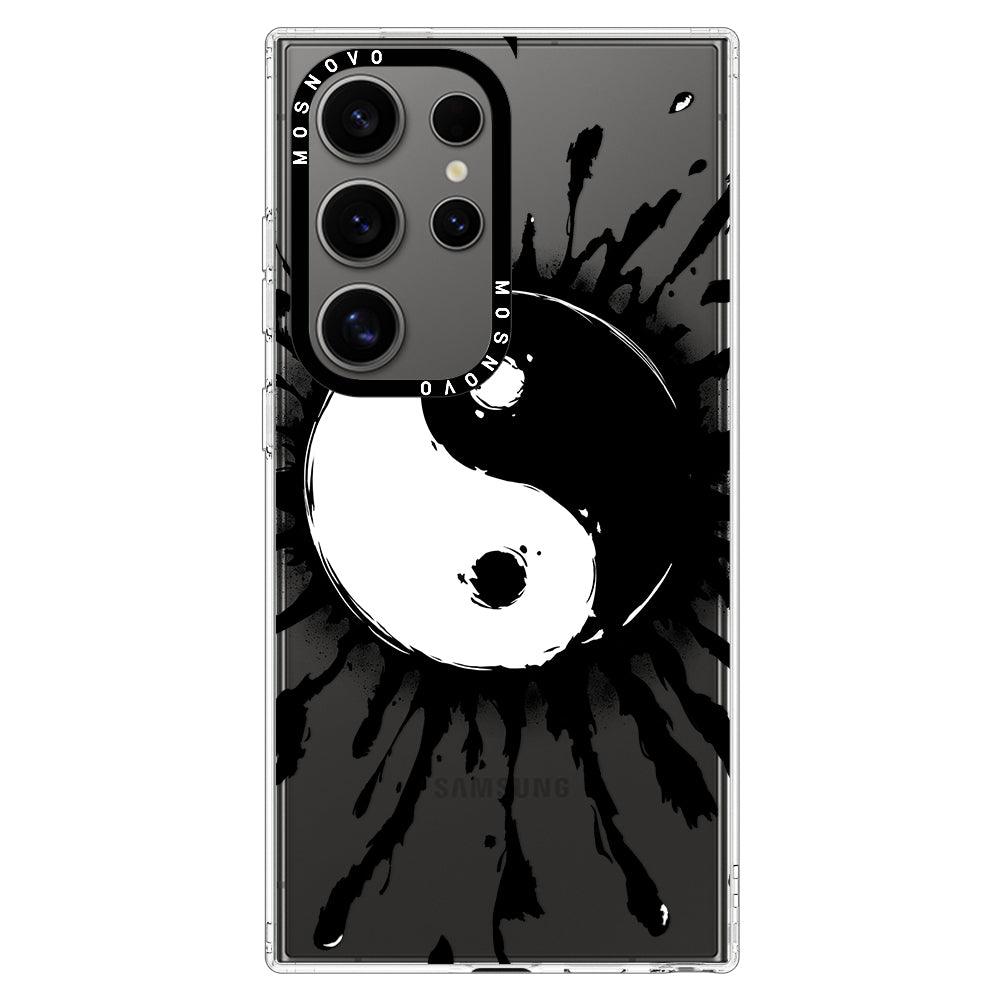 Ying Yang Phone Case - Samsung Galaxy S24 Ultra Case - MOSNOVO