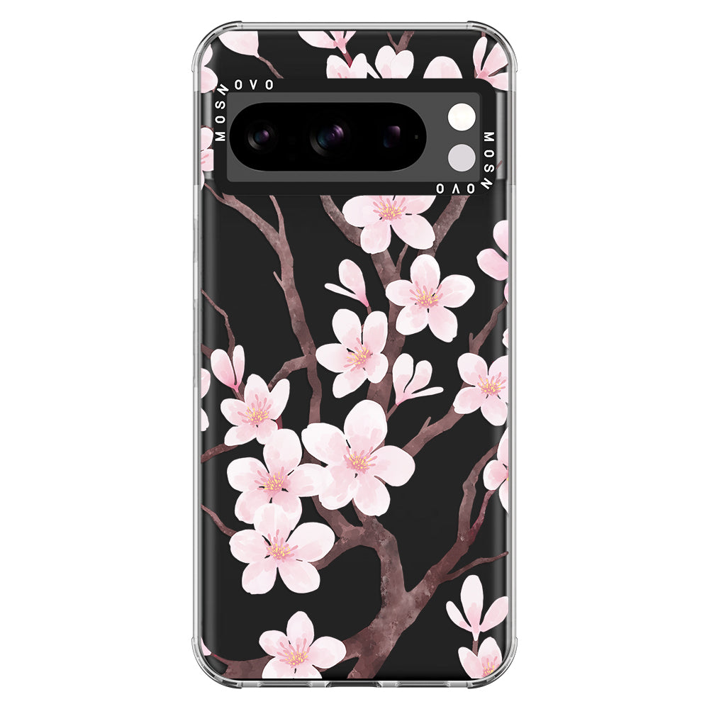 Cherry Blossom Flower Phone Case - Google Pixel 8 Pro Case - MOSNOVO