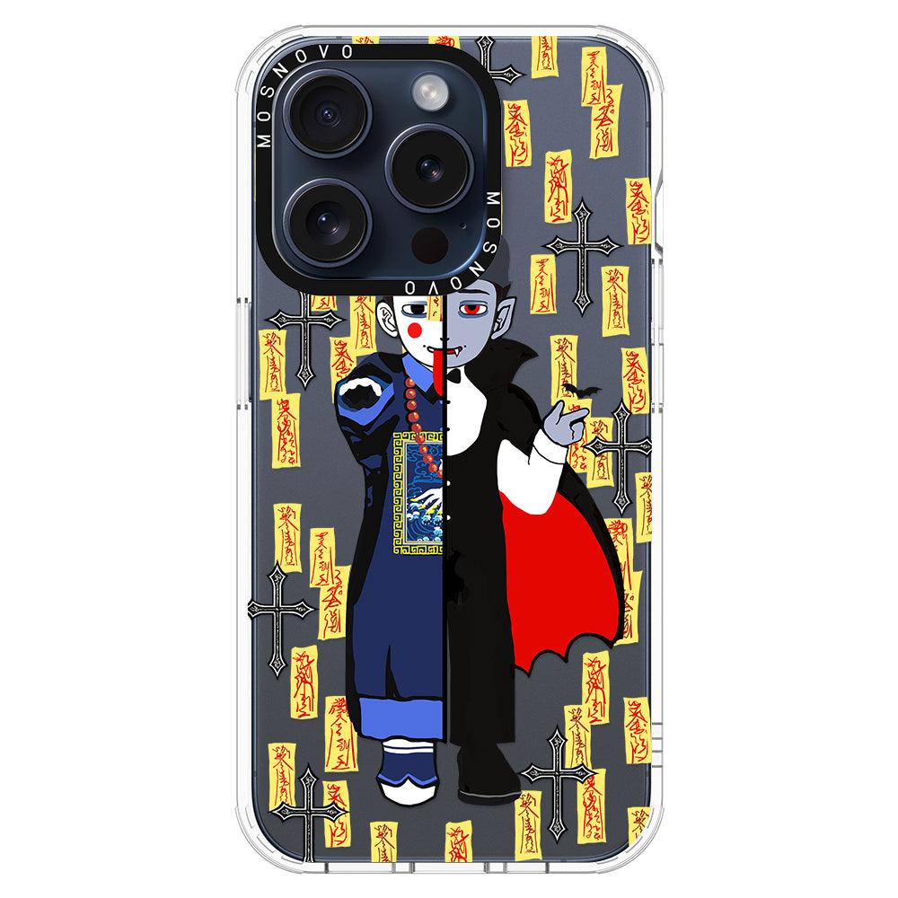 Vampire Vs Jiangshi Phone Case - iPhone 15 Pro Case - MOSNOVO