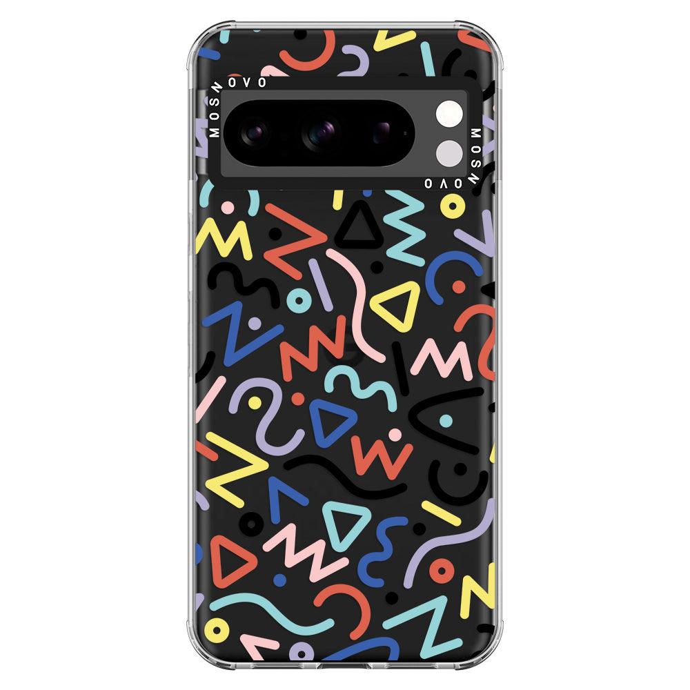 Doodle Art Phone Case - Google Pixel 8 Pro Case - MOSNOVO