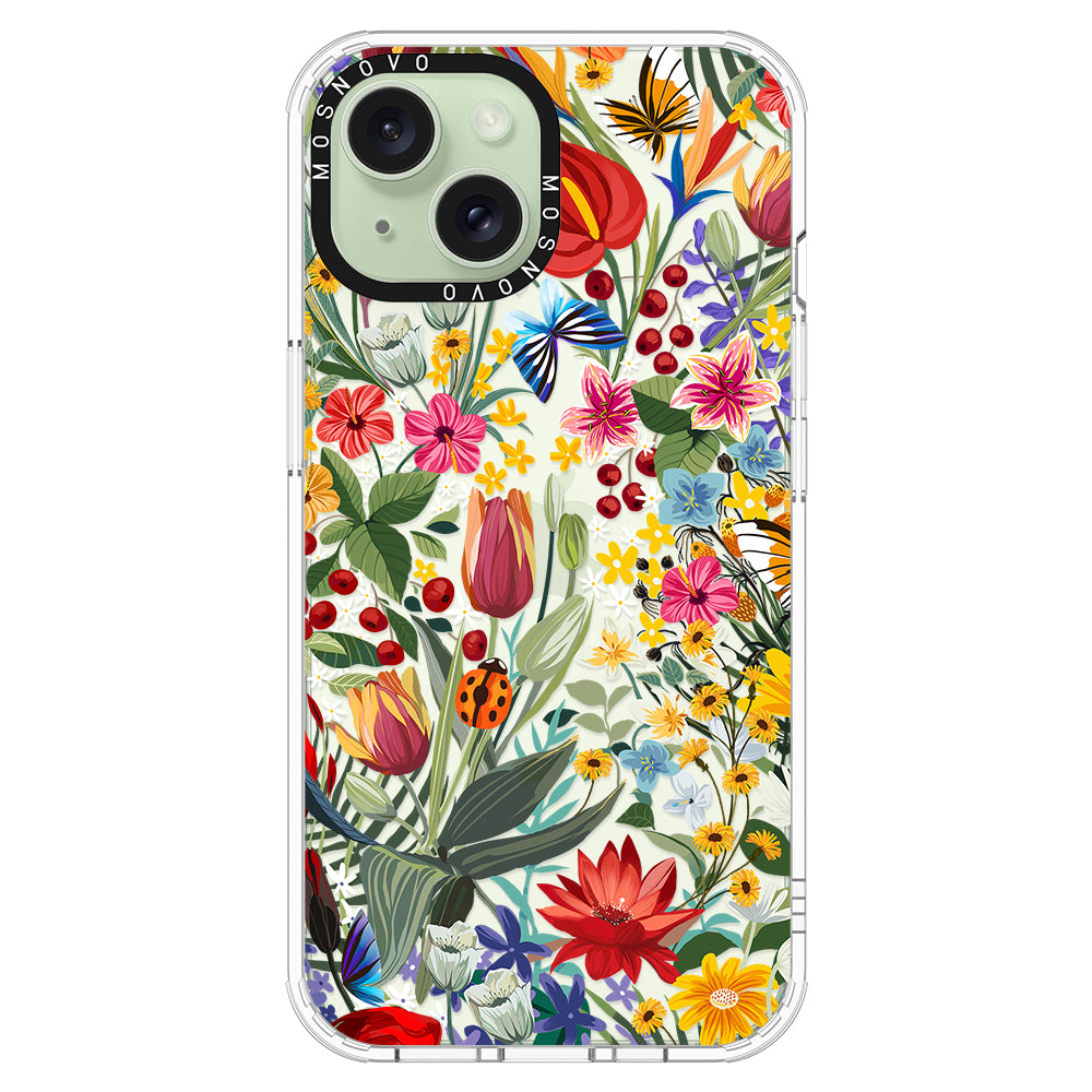 In The Garden Phone Case - iPhone 15 Case - MOSNOVO