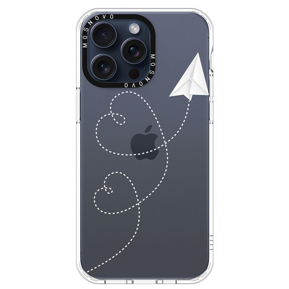 Little Cute Plane Phone Case - iPhone 15 Pro Max Case - MOSNOVO