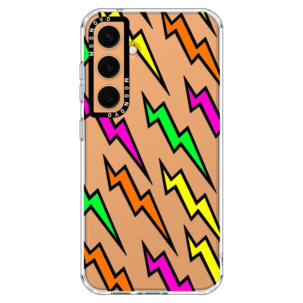 Colorful Lightning Phone Case - Samsung Galaxy S24 Plus Case - MOSNOVO