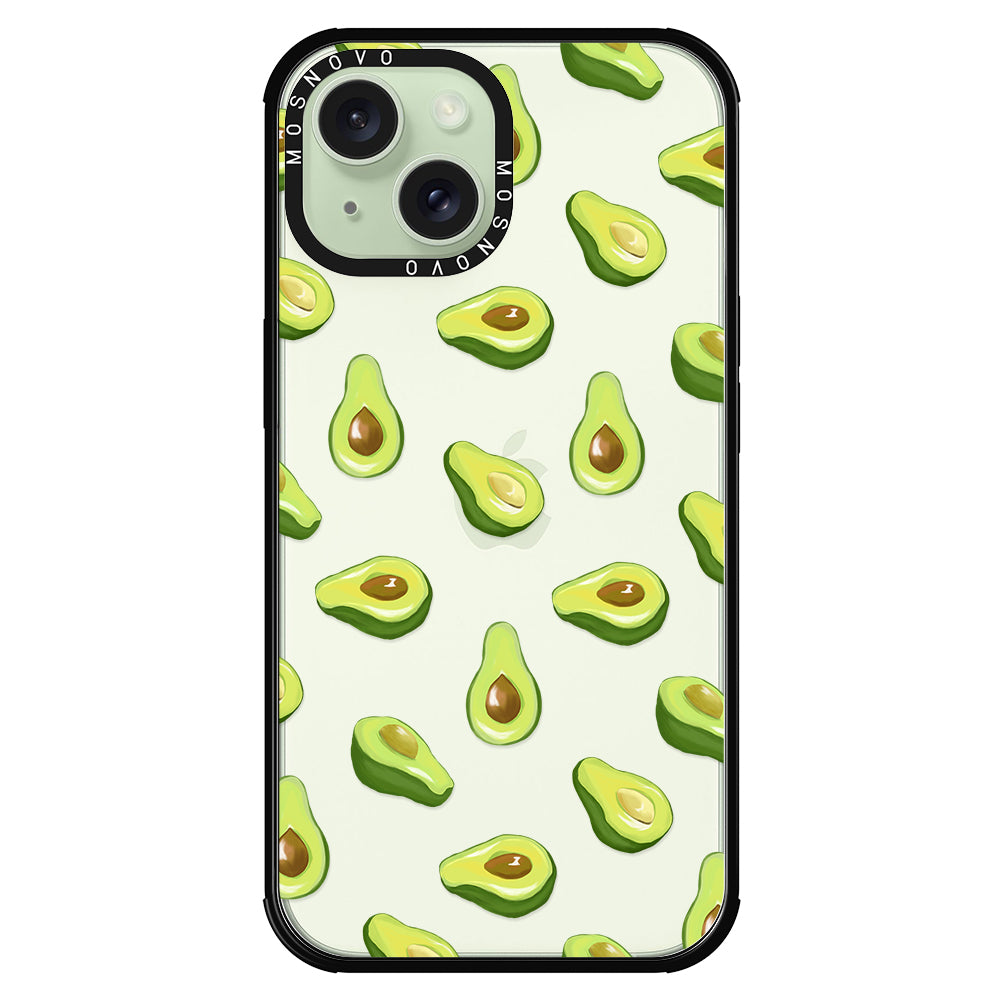 Fleshy Avocado Phone Case - iPhone 15 Plus Case - MOSNOVO