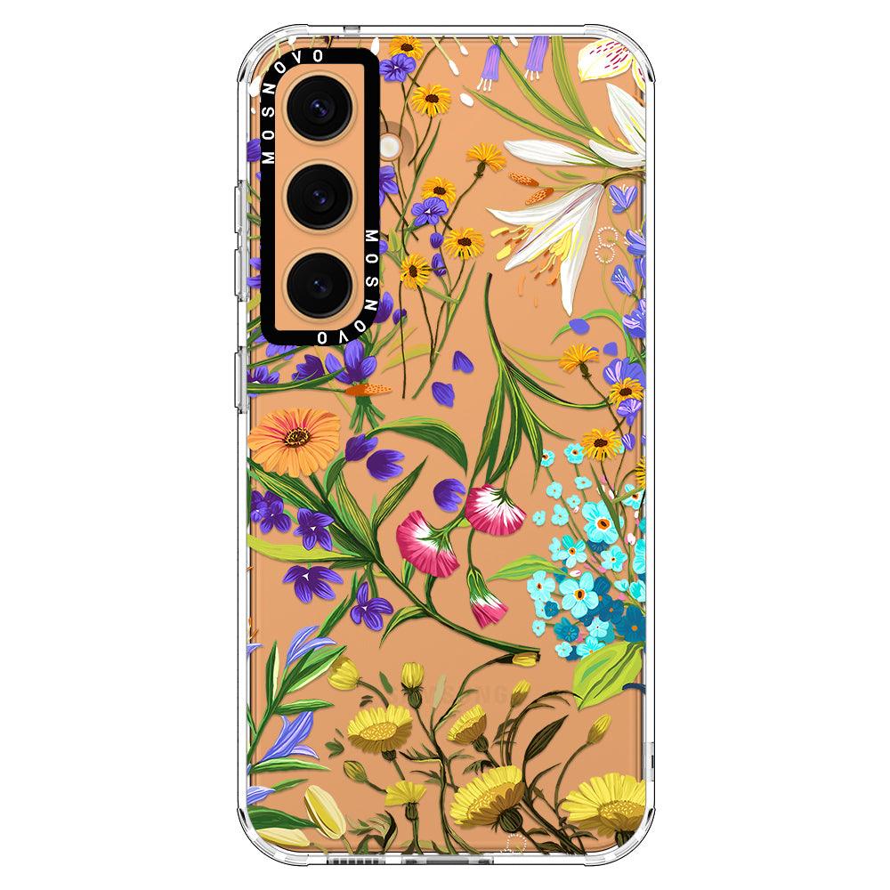 Floral Garden Phone Case - Samsung Galaxy S24 Plus Case - MOSNOVO