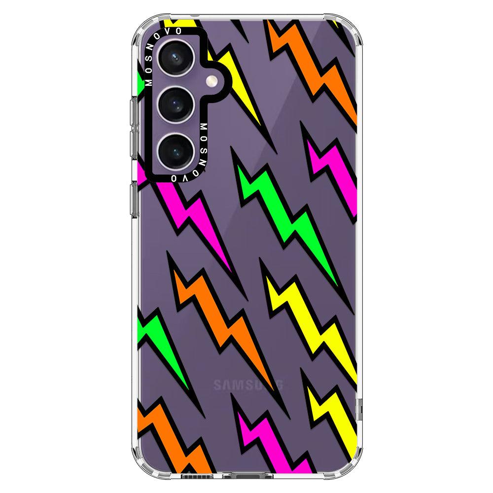 Colorful Lightning Phone Case - Samsung Galaxy S23 FE Case