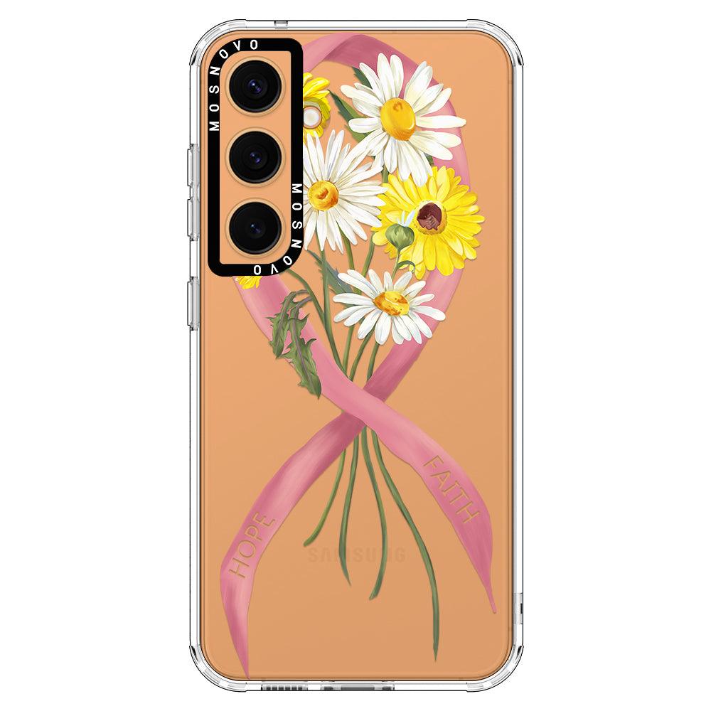 Breast Awareness Phone Case - Samsung Galaxy S24 Plus Case - MOSNOVO