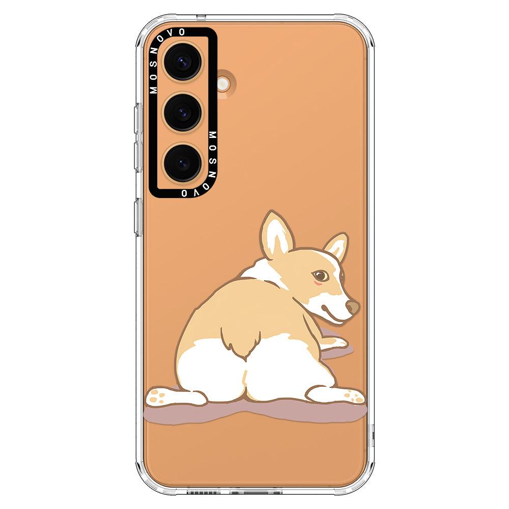 Corgi Butt Phone Case - Samsung Galaxy S24 Case - MOSNOVO