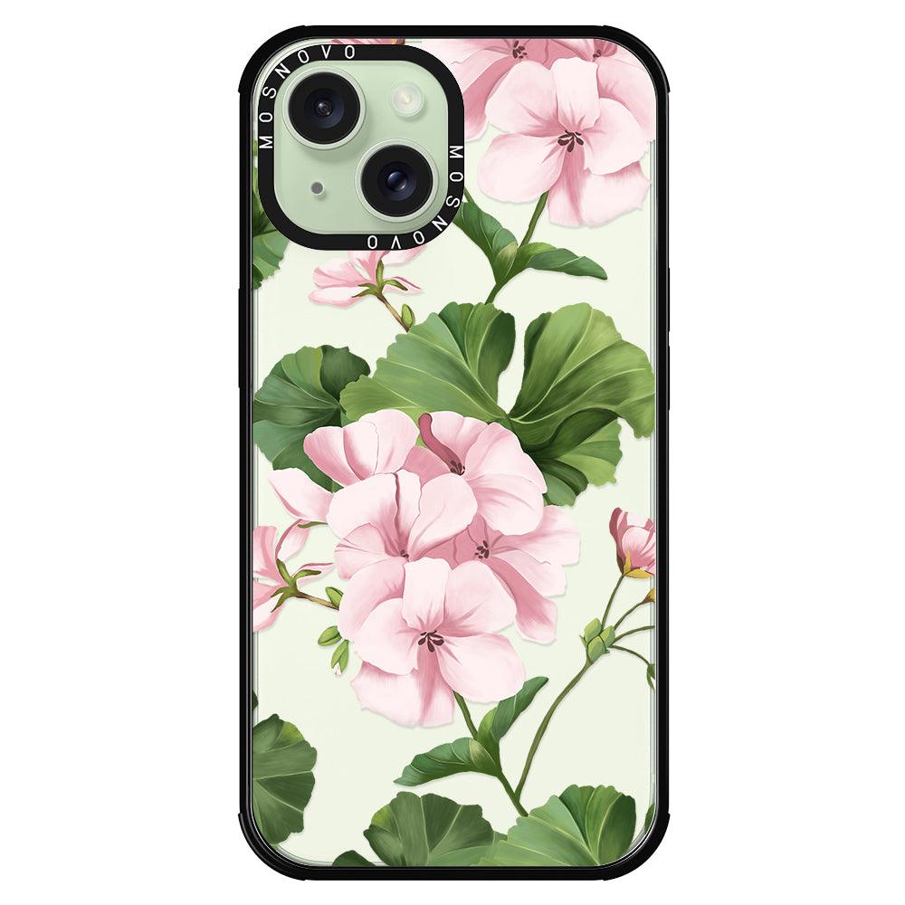 Geranium Phone Case - iPhone 15 Case - MOSNOVO