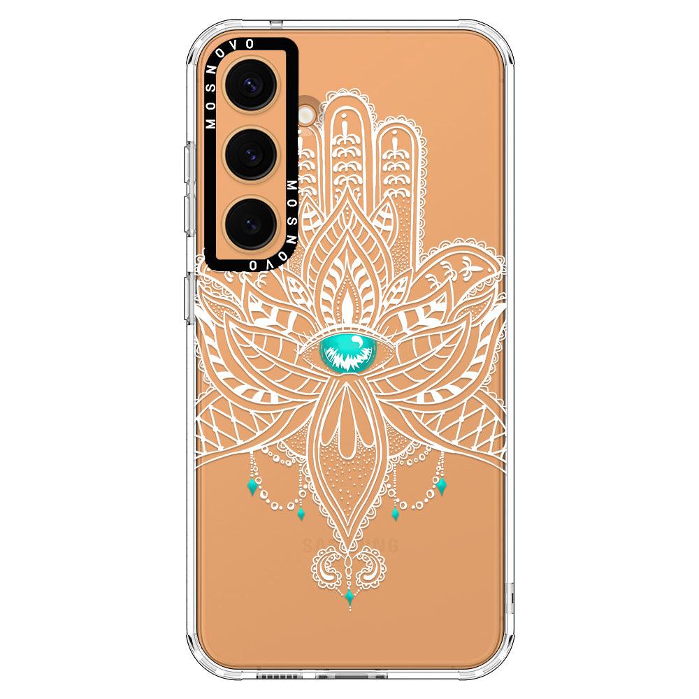 Hamsa Hand Phone Case - Samsung Galaxy S24 Case - MOSNOVO