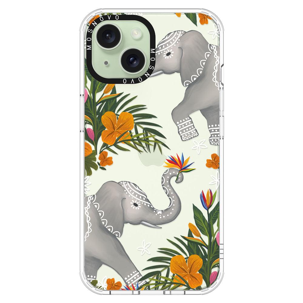 Elephant Phone Case - iPhone 15 Case - MOSNOVO