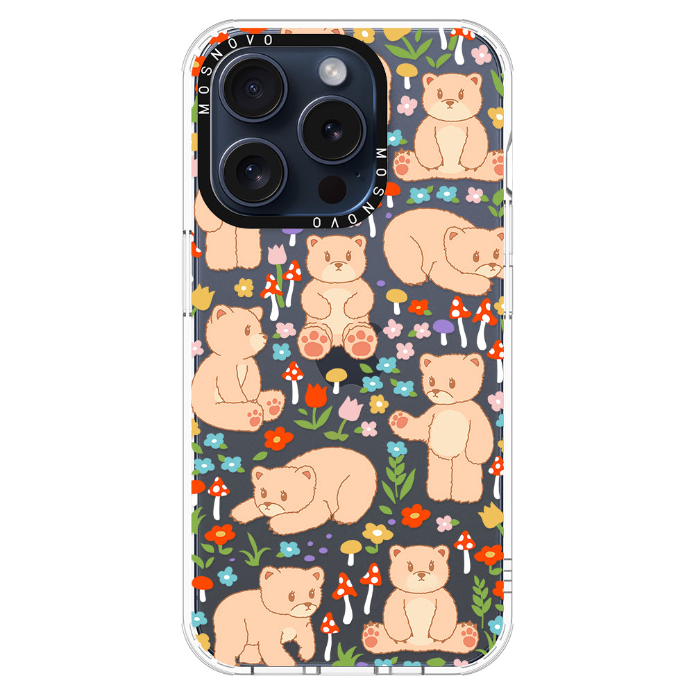 Cute Bear Phone Case - iPhone 15 Pro Case – MOSNOVO