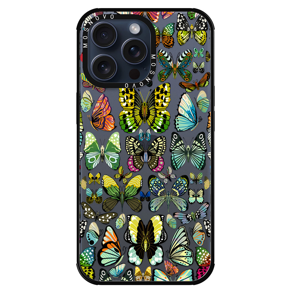 Butterflies Phone Case - iPhone 15 Pro Max Case - MOSNOVO