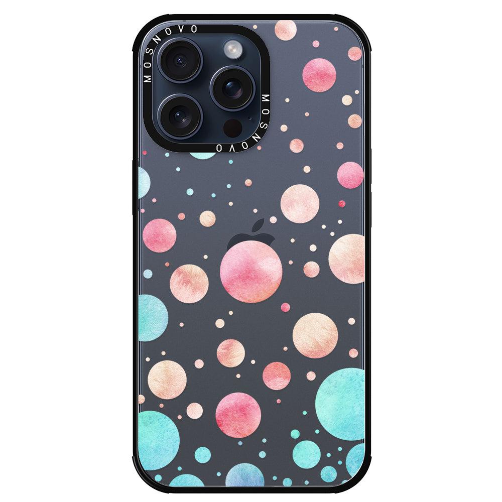 Colorful Bubbles Phone Case - iPhone 15 Pro Max Case - MOSNOVO