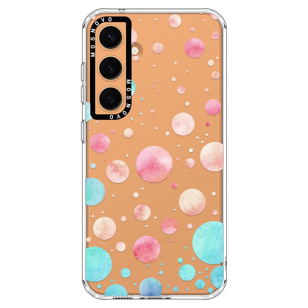 Watercolor Polka Dot Phone Case - Samsung Galaxy S24 Plus Case - MOSNOVO