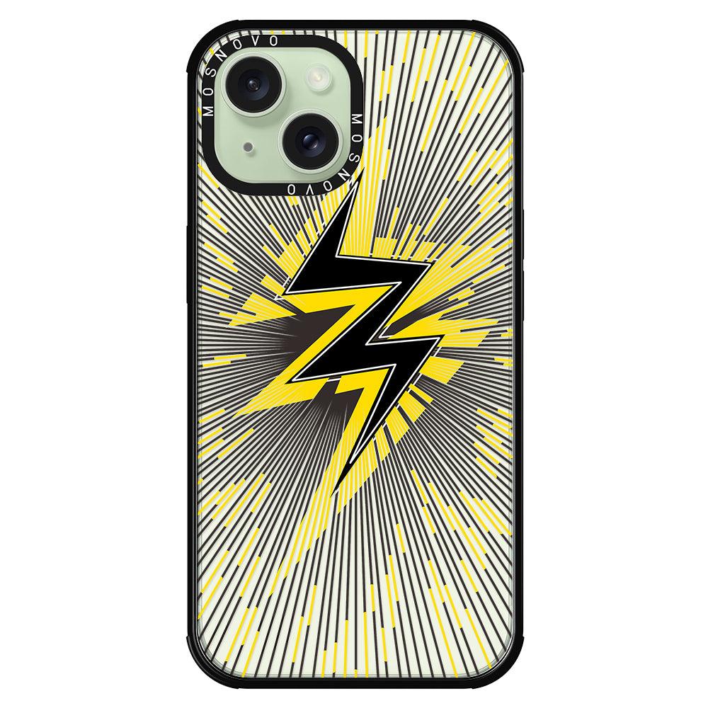 Lightning Bolt Phone Case - iPhone 15 Plus Case - MOSNOVO