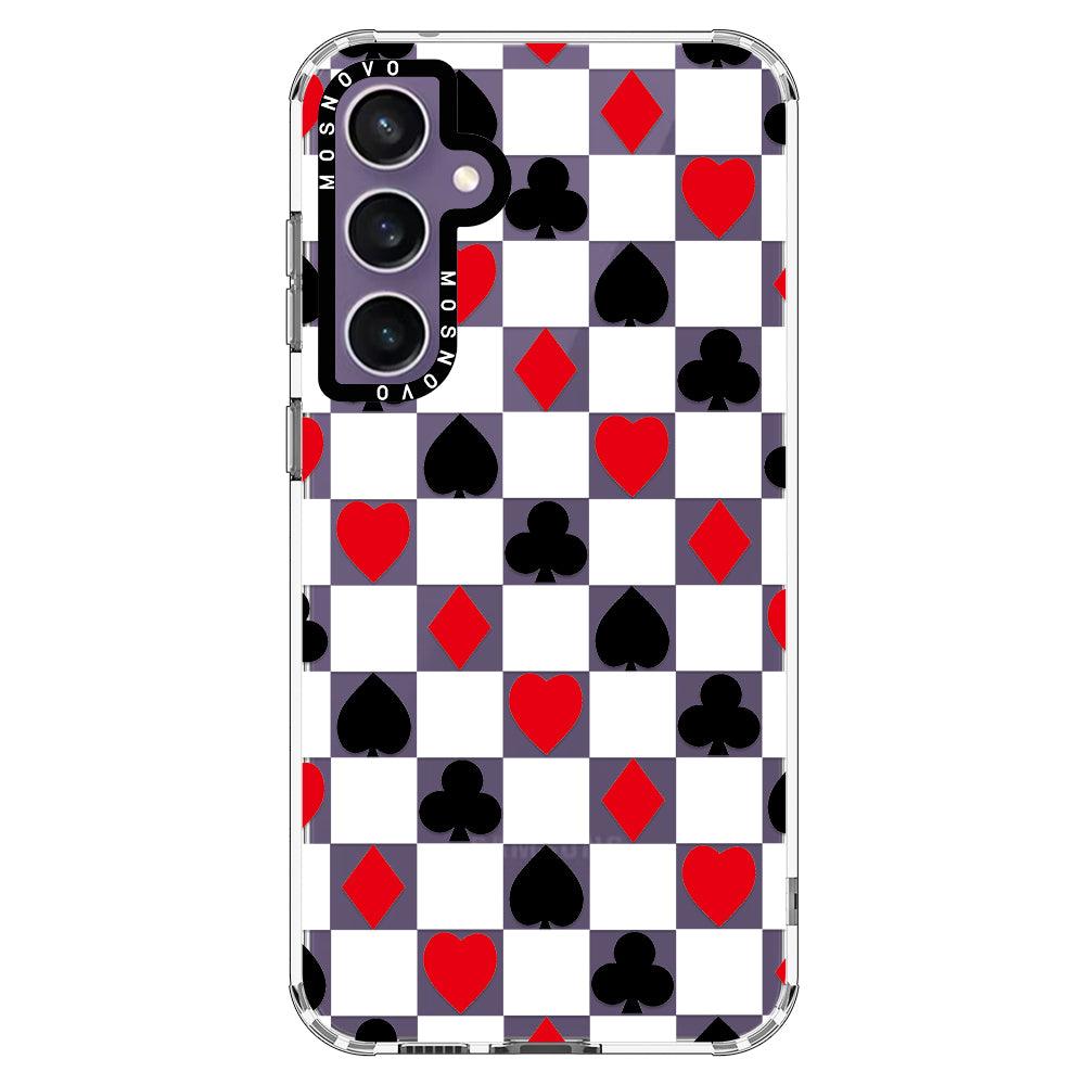 Checker Poker Phone Case - Samsung Galaxy S23 FE Case