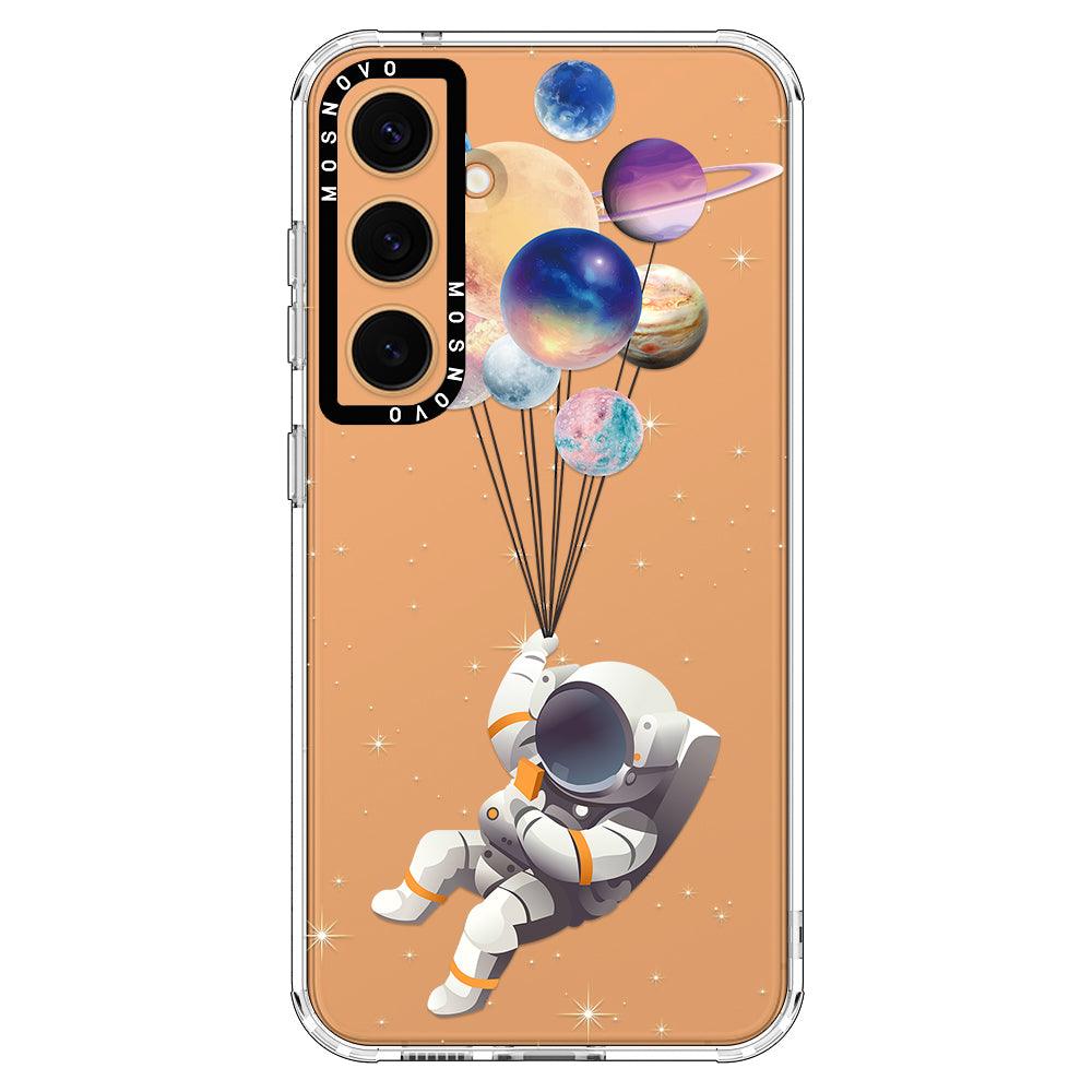 Astronaut Planet Phone Case - Samsung Galaxy S24 Plus Case - MOSNOVO