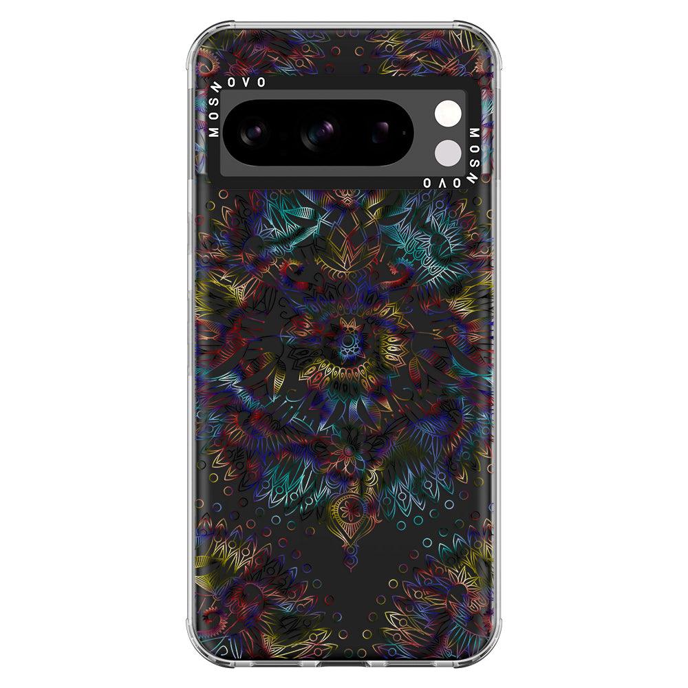 Rainbow Mandala Phone Case - Google Pixel 8 Pro Case - MOSNOVO