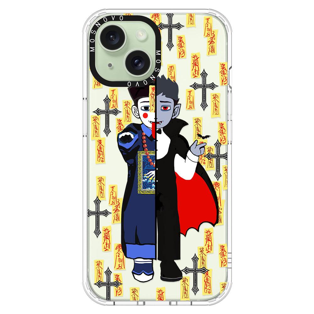 Vampire Vs Jiangshi Phone Case - iPhone 15 Case - MOSNOVO