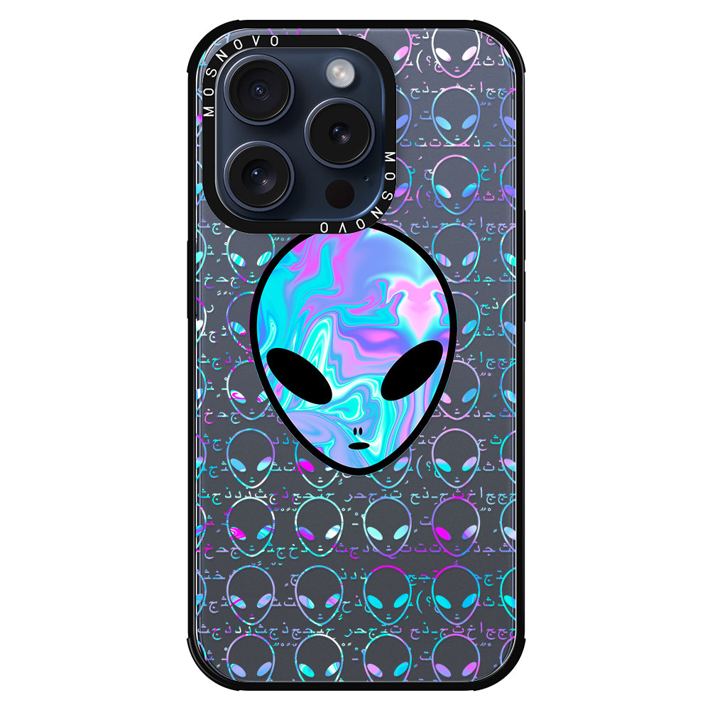 Space Alien Phone Case - iPhone 15 Pro Case - MOSNOVO